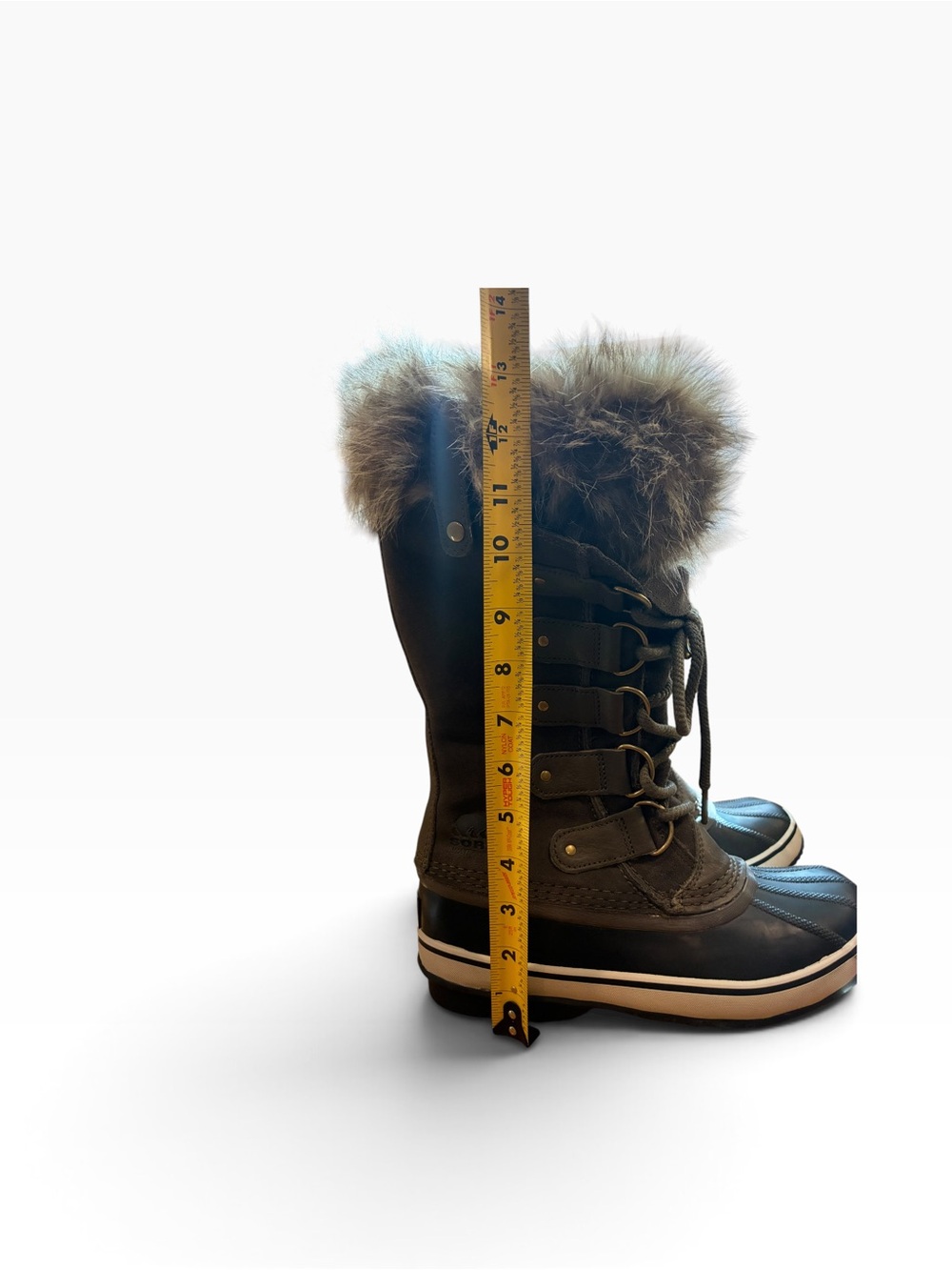 SOREL Joan of Arctic Winter Boots, Faux Fur Cuff and waterproof Rubber Shell - Picture 7 of 12